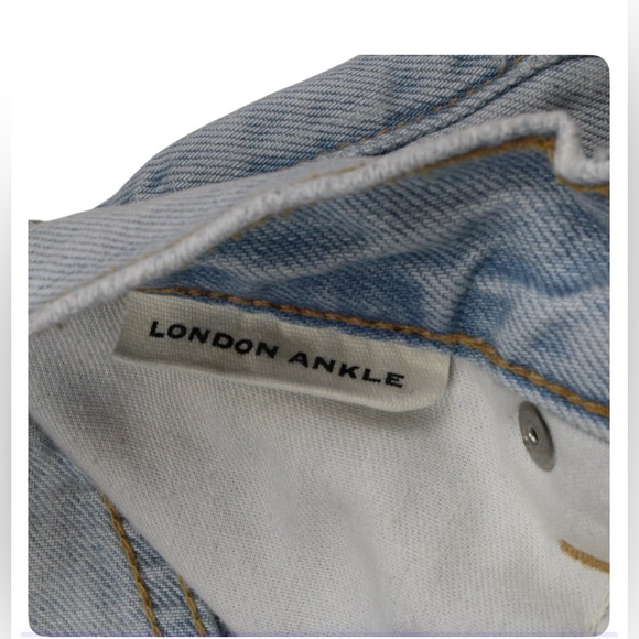 SLVRLAKE Heartbreak Hotel London Ankle High Rise Straight Leg Jeans 25 - Picture 9 of 9